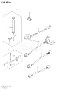 DF150AZ From 15003Z-910001 (E01 E40)  2019 drawing OPT:HARNESS