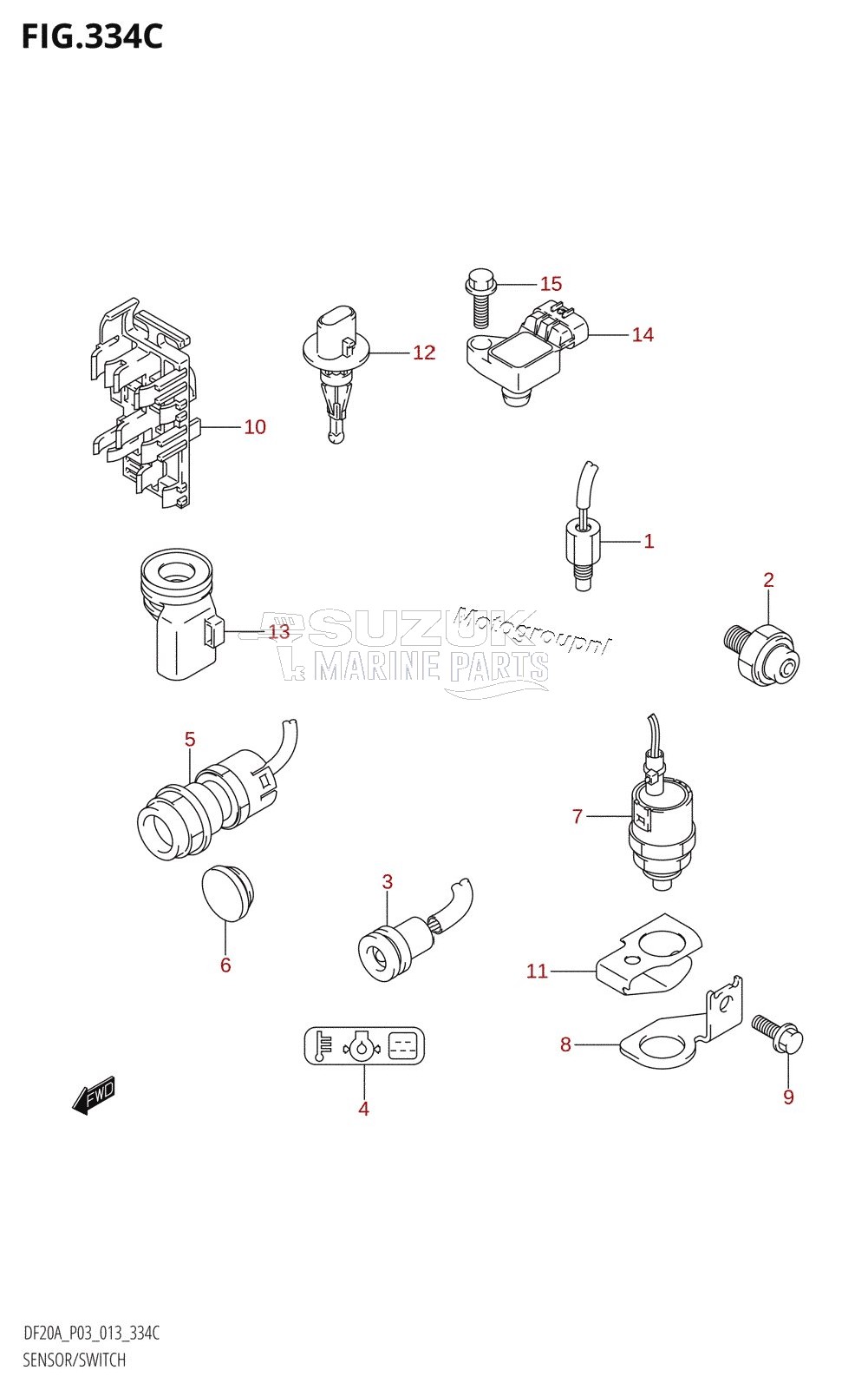 SENSOR /​ SWITCH (DF15A:P03)