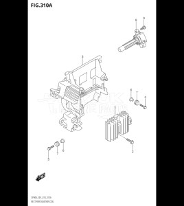 08002F-810001 (2018) 80hp E01 E40-Gen. Export 1 - Costa Rica (DF80AT) DF80A drawing RECTIFIER / IGNITION COIL