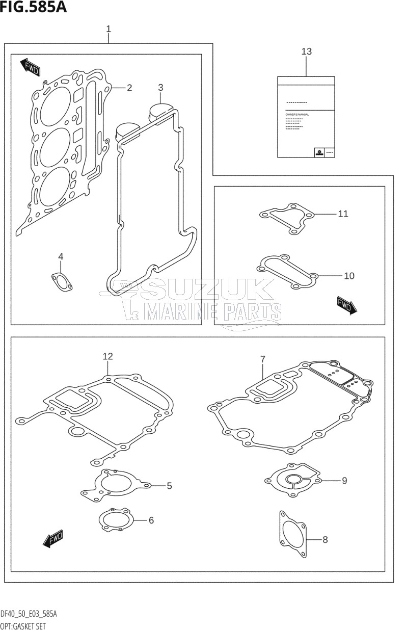 OPT:GASKET SET