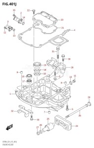 DF90A From 09003F-510001 (E03)  2015 drawing ENGINE HOLDER (DF90ATH:E01)