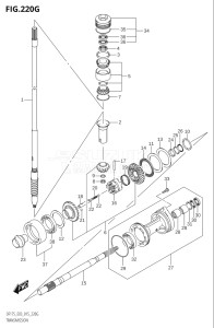 15002Z-510001 (2005) 150hp E03-USA (DF150Z  DF150ZG) DF150Z drawing TRANSMISSION (DF175Z:E03)