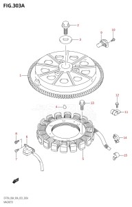 09003F-010001 (2010) 90hp E03-USA (DF90ATK10) DF90A drawing MAGNETO