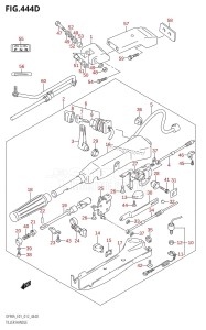 DF80A From 08002F-310001 (E40)  2013 drawing TILLER HANDLE (DF90ATH:E40)