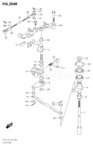 DF175TG From 17502F-610001 (E01 E40)  2016 drawing CLUTCH SHAFT (DF175ZG:E01)