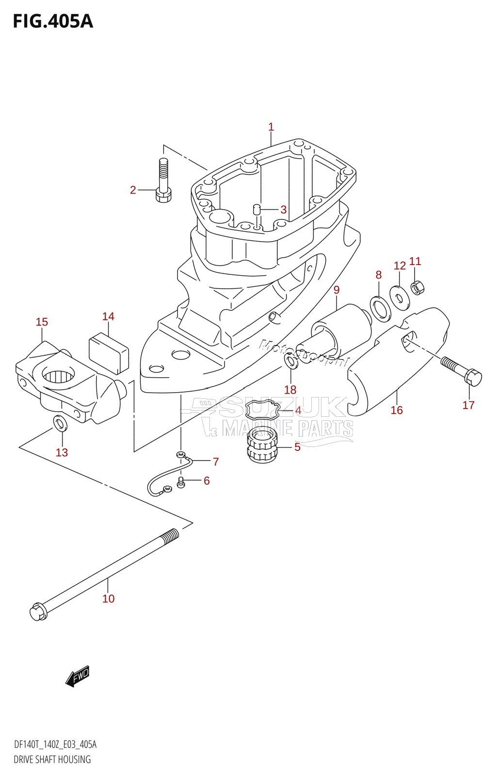 DRIVE SHAFT HOUSING