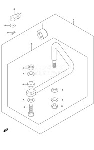 Outboard DF 150 drawing Drag Link