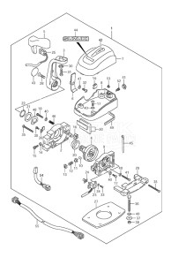 Outboard DF 300A drawing Top Mount Single