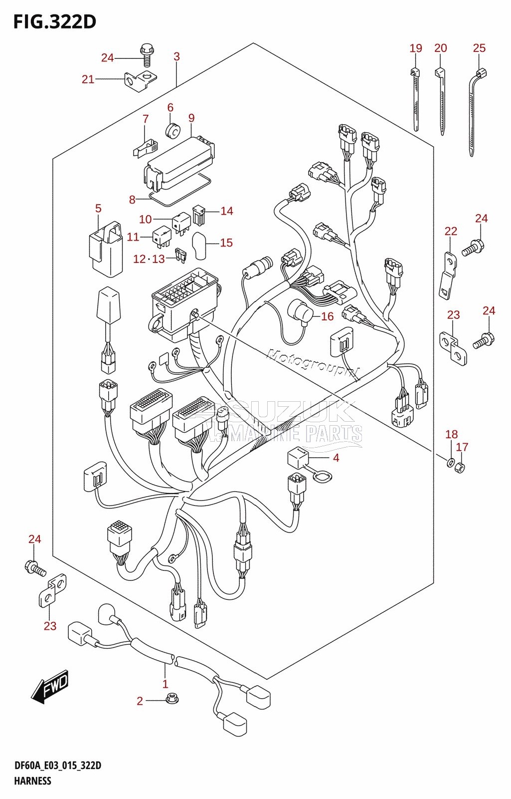 HARNESS (DF50AVT:E03)