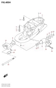 DF200 From 20002F-510001 (E03)  2015 drawing DRIVE SHAFT HOUSING (DF250ST:E03:L-TRANSOM)