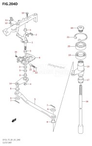 DF175Z From 17502Z-210001 (E01 E40)  2012 drawing CLUTCH SHAFT (DF150Z:E40)