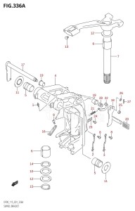 DF115T From 11502F-110001 (E40)  2011 drawing SWIVEL BRACKET