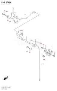 DF9.9B From 00995F-410001 (P03)  2014 drawing CLUTCH ROD (DF20A:P03)