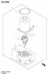 DF325A From 32501F-240001 (E01 E40)  2022 drawing PTT MOTOR (DF350AMD,DF300BMD)