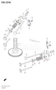 DF25 From 02503F-410001 (E03)  2014 drawing CAMSHAFT (DF25:E03)