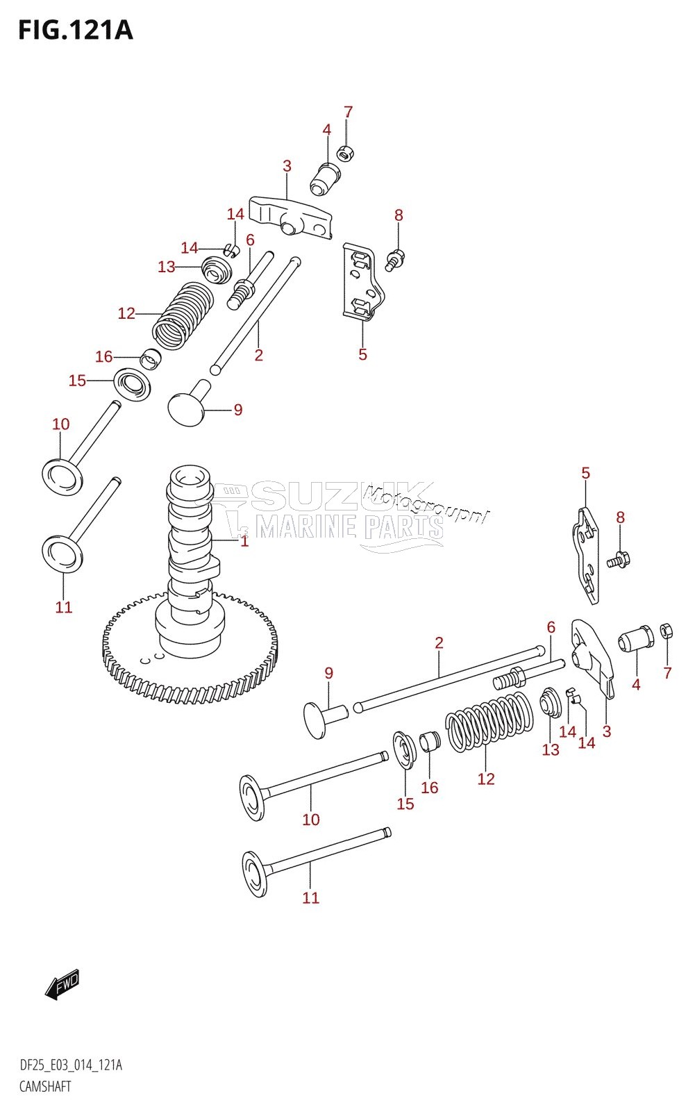 CAMSHAFT (DF25:E03)