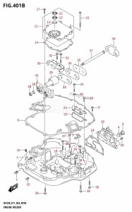 DF250T From 25003F-440001 (E11 - E40 E03)  2024 drawing ENGINE HOLDER (DF200Z,DF225T,DF225Z,DF250T,DF250Z)