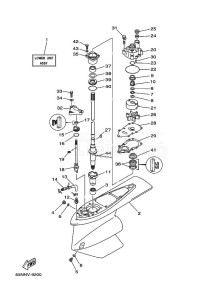 D150H drawing PROPELLER-HOUSING-AND-TRANSMISSION-1