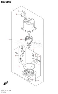 DF250ST From 25004F-910001 (E03)  2019 drawing PTT MOTOR (L-TRANSOM)