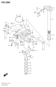 04003F-510001 (2005) 40hp E03-USA (DF40A) DF40A drawing SWIVEL BRACKET (DF60A:E03)