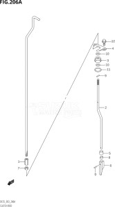 02502F-880001 (2008) 25hp E03-USA (DF25K8  DF25K9  DF25RK8  DF25RK9) DF25 drawing CLUTCH ROD