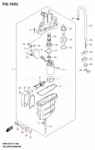 DF50A From 05003F-710001 (E01)  2017 drawing FUEL VAPOR SEPARATOR (DF60AVTH:E40)