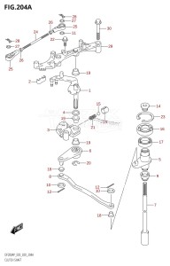 DF150AZ From 15003Z-040001 (E03)  2020 drawing CLUTCH SHAFT