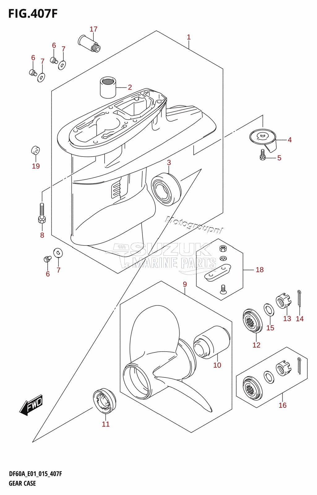 GEAR CASE (DF50ATH:E01)