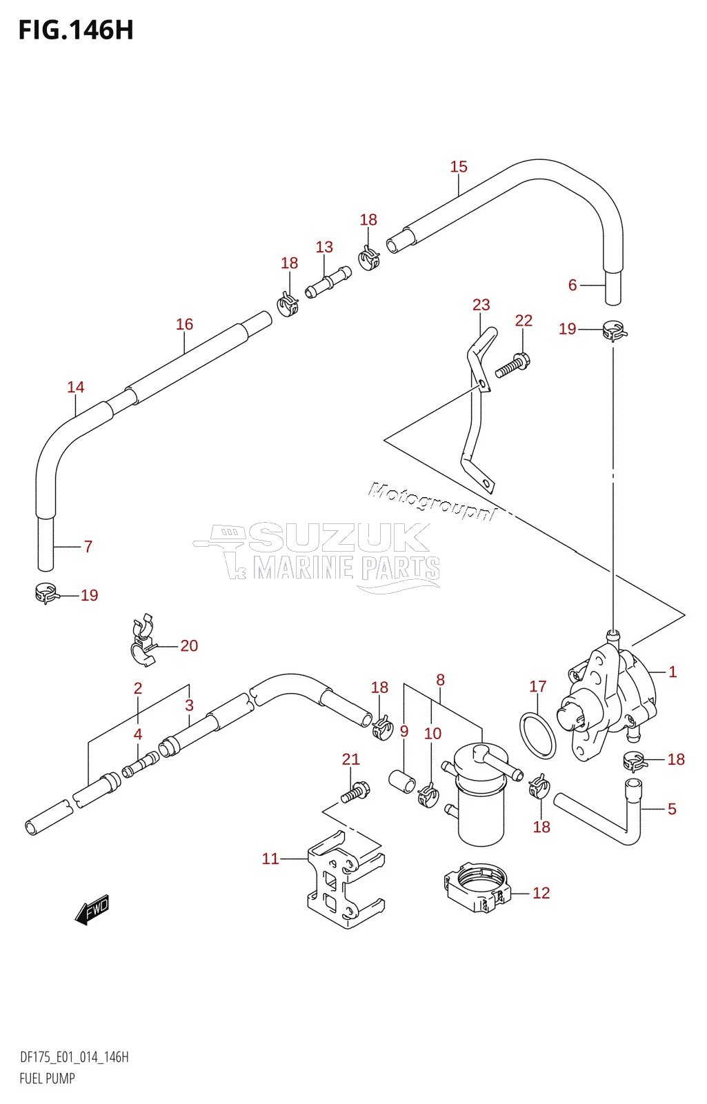 FUEL PUMP (DF150ZG:E40)