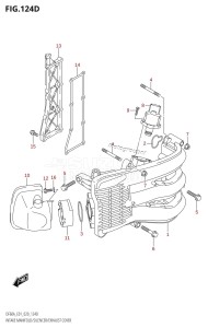 DF40A From 04004F-040001 (E34-Italy)  2020 drawing INTAKE MANIFOLD /​ SILENCER /​ EXHAUST COVER (DF50AVTH)