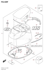 DF115AST From 11504F-910001 (E03)  2019 drawing ENGINE COVER (DF115AST)