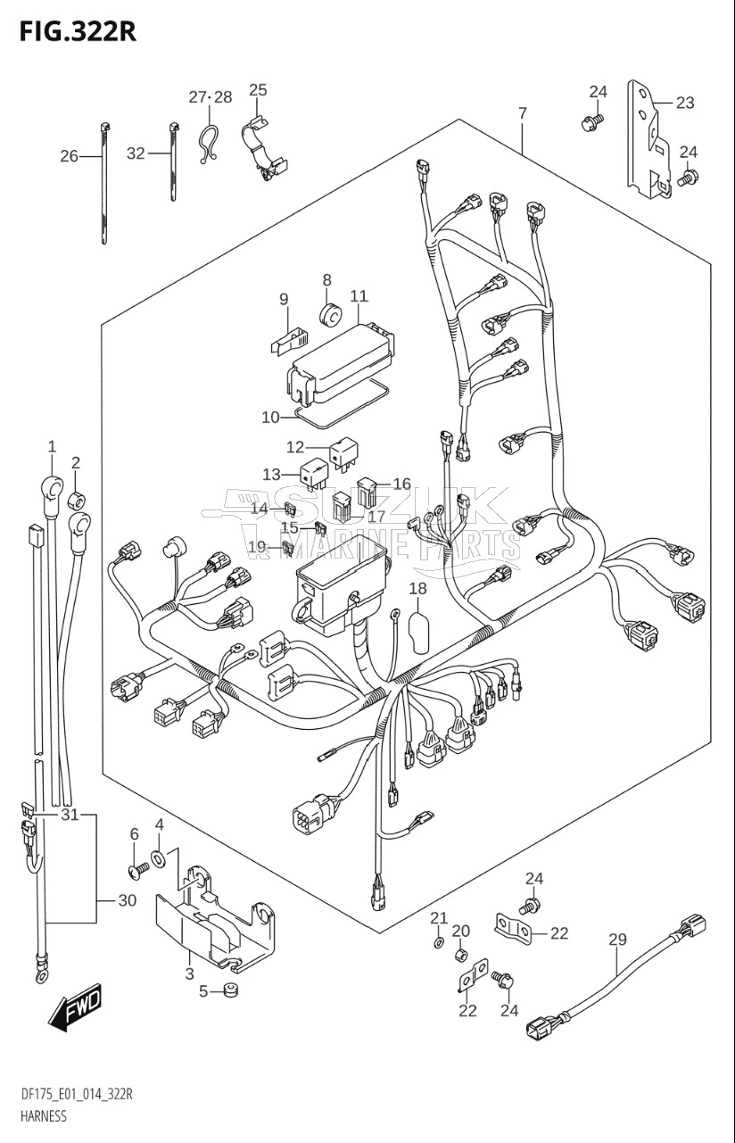 HARNESS (DF175ZG:E01)