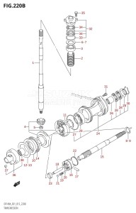 DF140AZ From 14003Z-040001 (E40)  2020 drawing TRANSMISSION (DF140AT:E40)