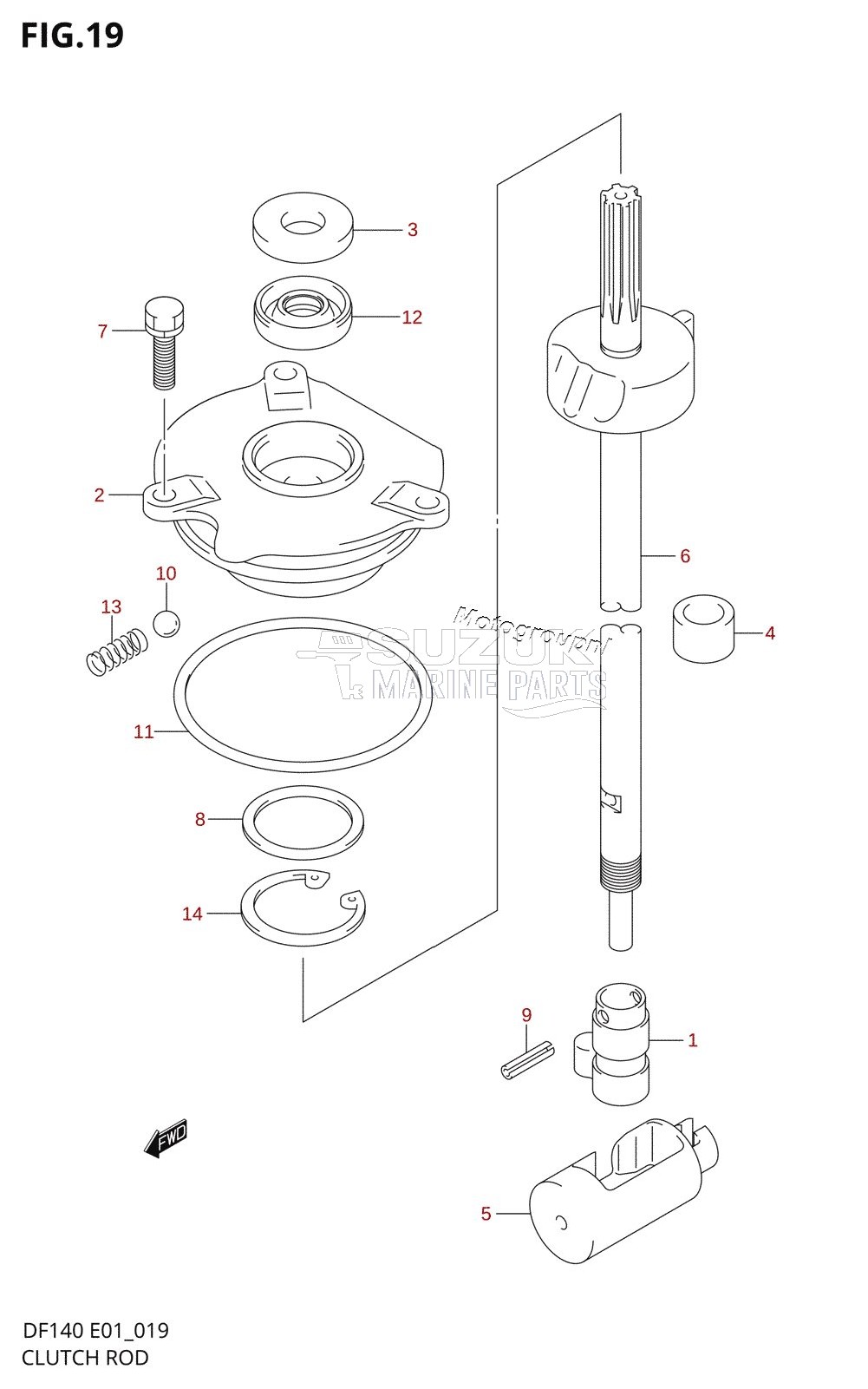 CLUTCH ROD