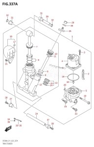 DF150A From 15003F-040001 (E01 E03 E40)  2020 drawing TRIM CYLINDER