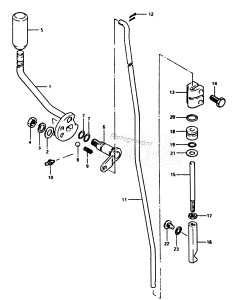 DT4 From d-10001 ()  1983 drawing CLUTCH