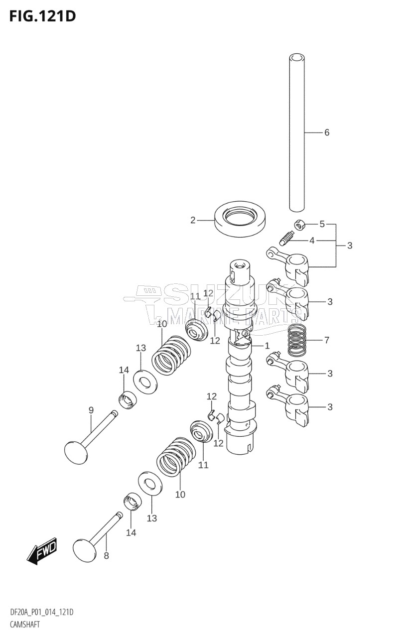 CAMSHAFT (DF15A:P01)