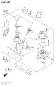 DF115AST From 11504F-140001 (E03)  2021 drawing TRIM CYLINDER (DF140AT:E40,DF140AZ:E40)