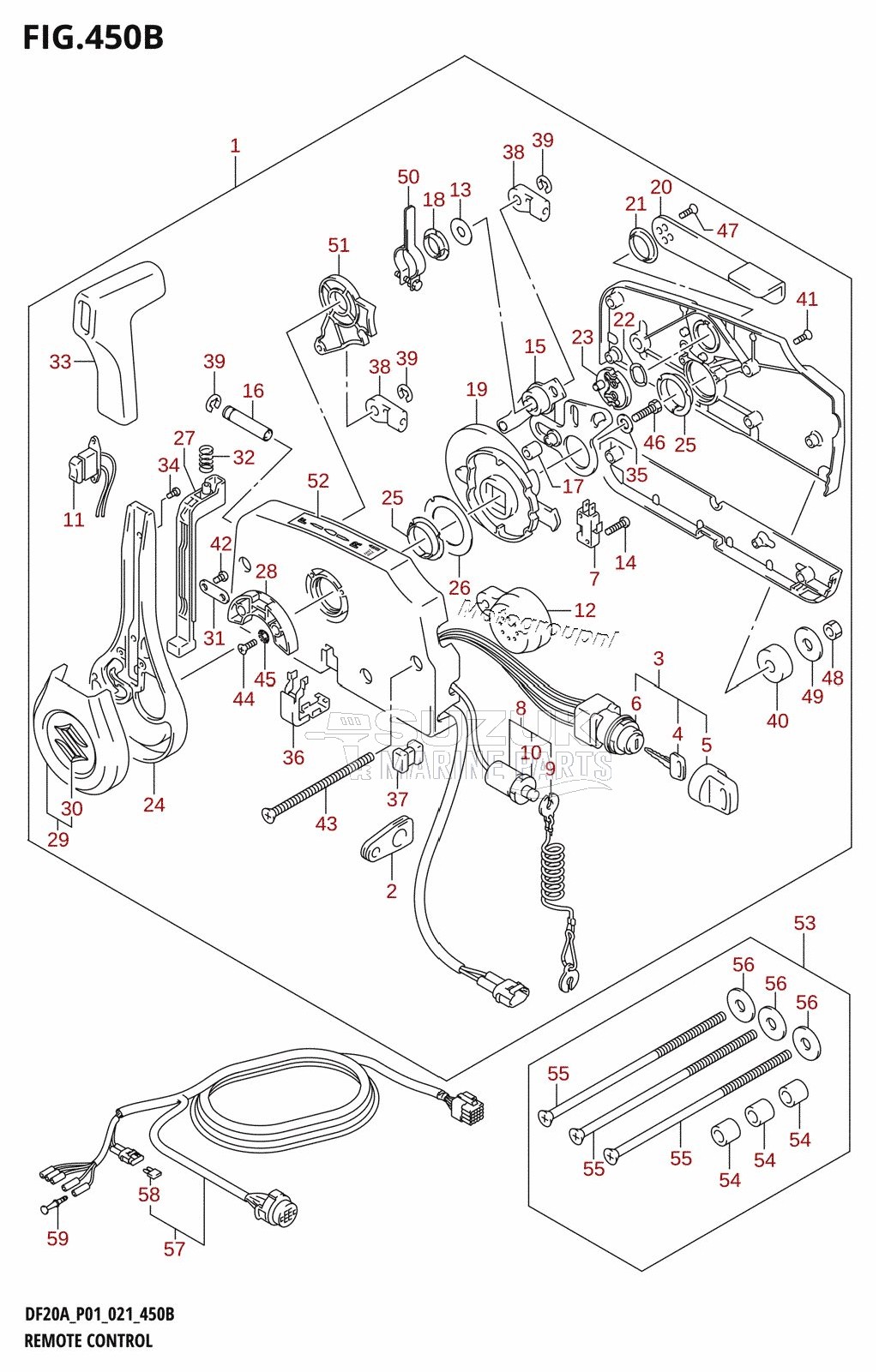 REMOTE CONTROL (DF9.9BT,DF15AT,DF20AT)