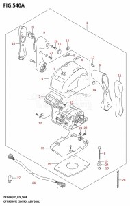 DF300B From 30003F-440001 (E11)  2024 drawing OPT:REMOTE CONTROL ASSY DUAL