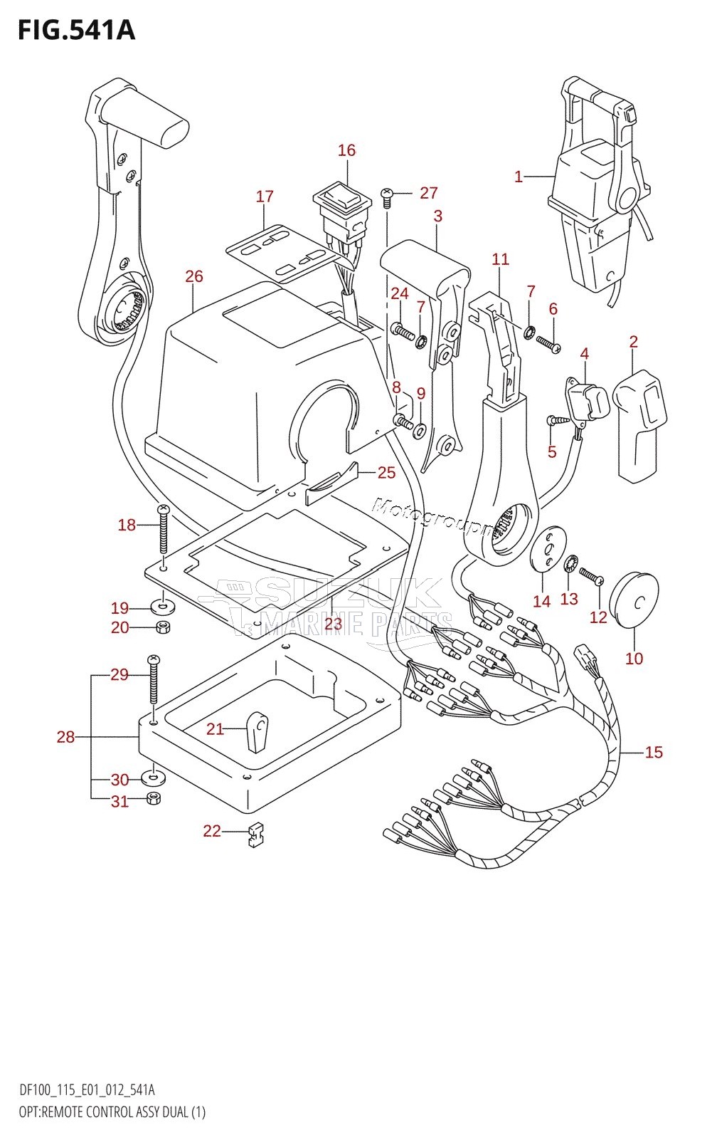 OPT:REMOTE CONTROL ASSY DUAL (1)