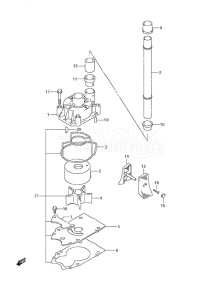 DF 250 drawing Water Pump (DF 250S)