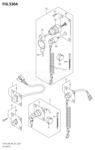 DF90A From 09003F-010001 (E01 E40)  2010 drawing OPT:SWITCH