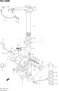 04001F-510001 (2005) 40hp E03-USA (DF40TK5) DF40 drawing SWIVEL BRACKET (K1,K2,K3,K4,K5,K6,K7,K8,K9,K10)