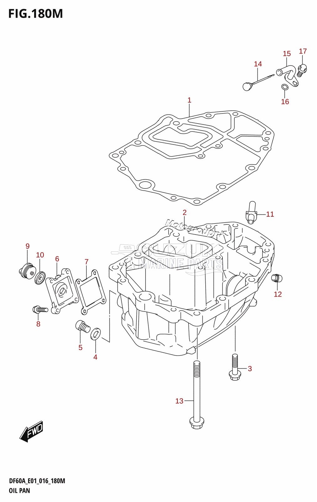 OIL PAN (DF60ATH:E01)