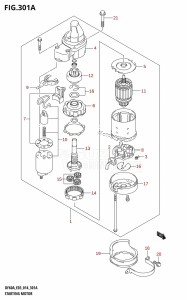 DF40A From 04003F-410001 (E03)  2014 drawing STARTING MOTOR