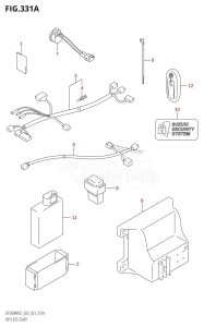 DF200AST From 20004F-240001 (E03)  2022 drawing KEY LESS START