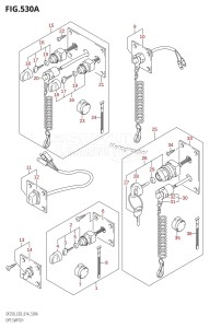 DF200Z From 20002Z-410001 (E03)  2014 drawing OPT:SWITCH