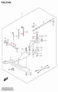 DF6A From 00603F-440001 (P03 )  2024 drawing OPT:REMOCON PARTS SET