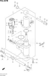 04001F-421001 (2004) 40hp E03-USA (DF40TK4) DF40 drawing TRIM CYLINDER ((DF40T,DF50T):(K1,K2,K3,K4,K5,K6,K7,K8,K9,K10))